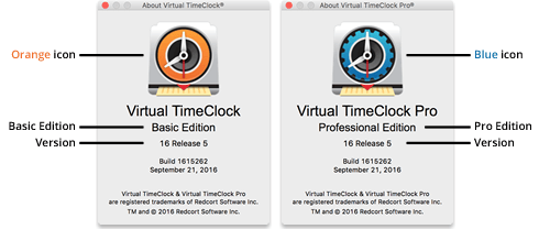 Virtual TimeClock About Windows