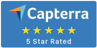 Capterra reviews badge