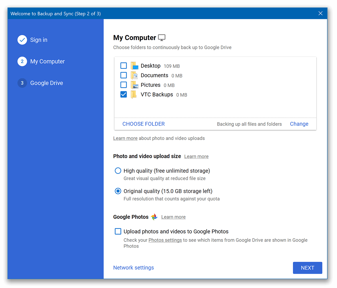 Backing Up to Google Drive Blog