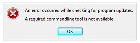 Required Command Line Error