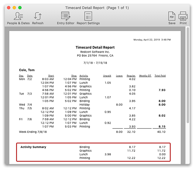 redcort timecard redcort timecard
