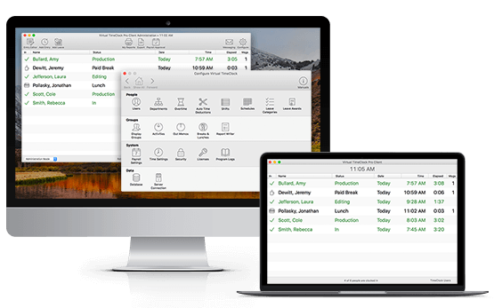 Virtual TimeClock End-to-End Encryption