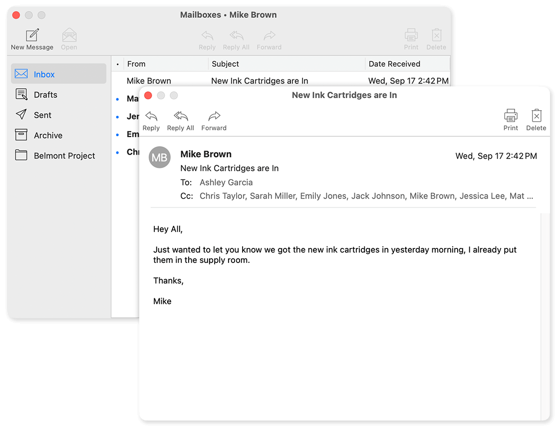Message Office Supplies