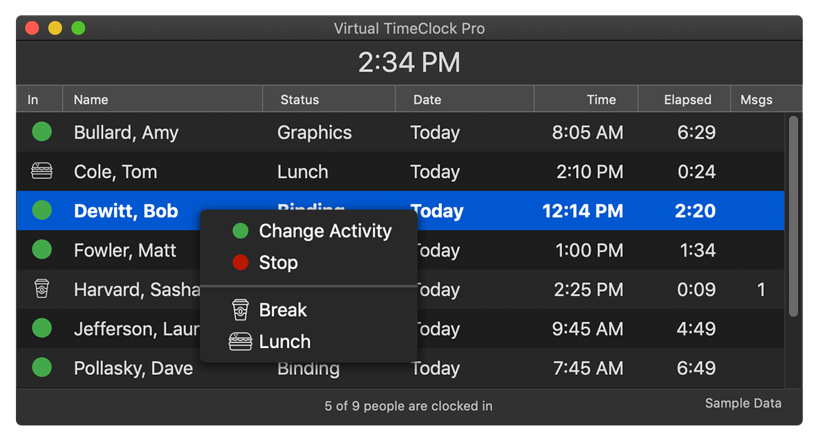 2022 Employe Time Tracking by Redcort